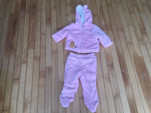 Baby girl 12-18 month fleecy coat and pants in Clothing - 12-18 Months in Cole Harbour