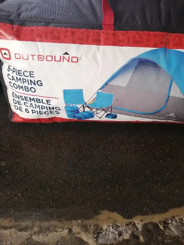 6-piece camping combo Outbound tent in Fishing, Camping & Outdoors in Kitchener / Waterloo - Image 4