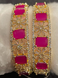 American diamond pendants, bangles and earrings!