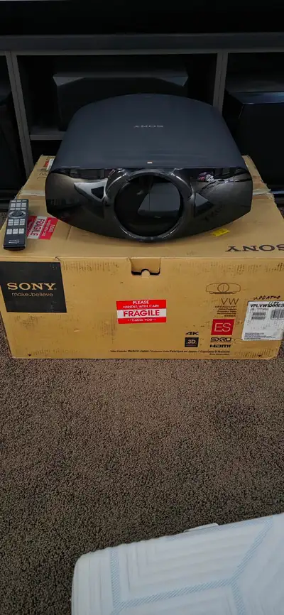 Sony 4K Projector With Screen And 4K HD Bluray, View more