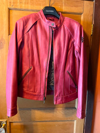 Womens' Harley Davidson Leather Jacket - Pink
