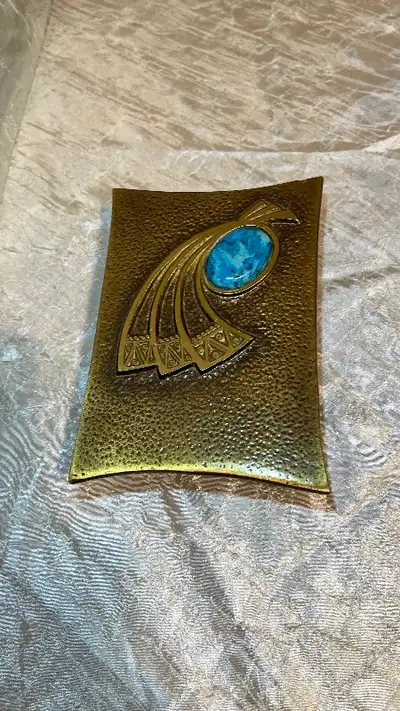Vintage Israel Mid Century Brass Cigarette/trinket Box Dayagi, View more