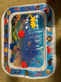 EUC baby tummy time water mat