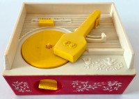 Vintage 1971 Collection Music box Record Player FISHER PRICE