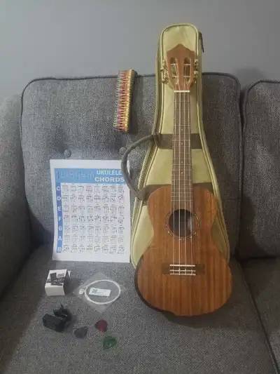 Solid Top Ukulele with Accessories, View more