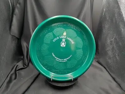 Vintage Plastic Green Poker Hand Tray Cold Lake AB Legion, View more