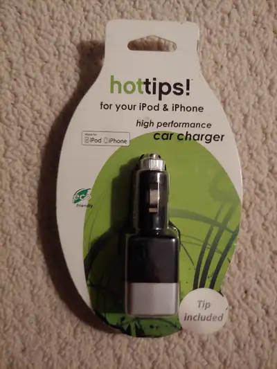 Hottips iPod iPhone high performance car charger.