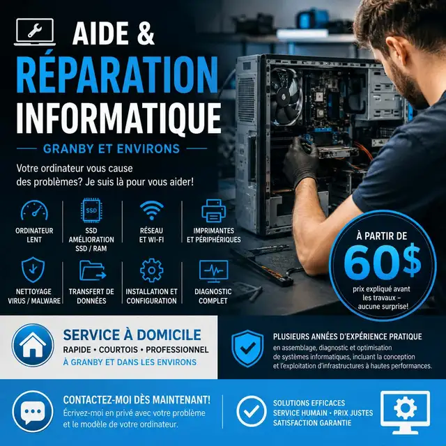 Computer Support & Repair — Granby and Surrounding Areas