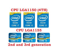 CPU: i7-4790, i5-4670, i5-4590, i5-4570, i5-3330, I5-2500K…
