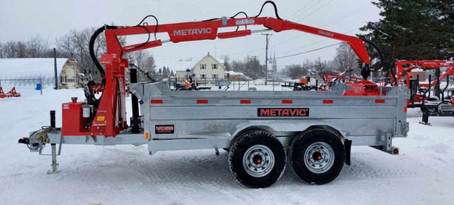 Remorque dompeur 6x12 Metavic dans Remorques utilitaires  à Victoriaville - Image 2