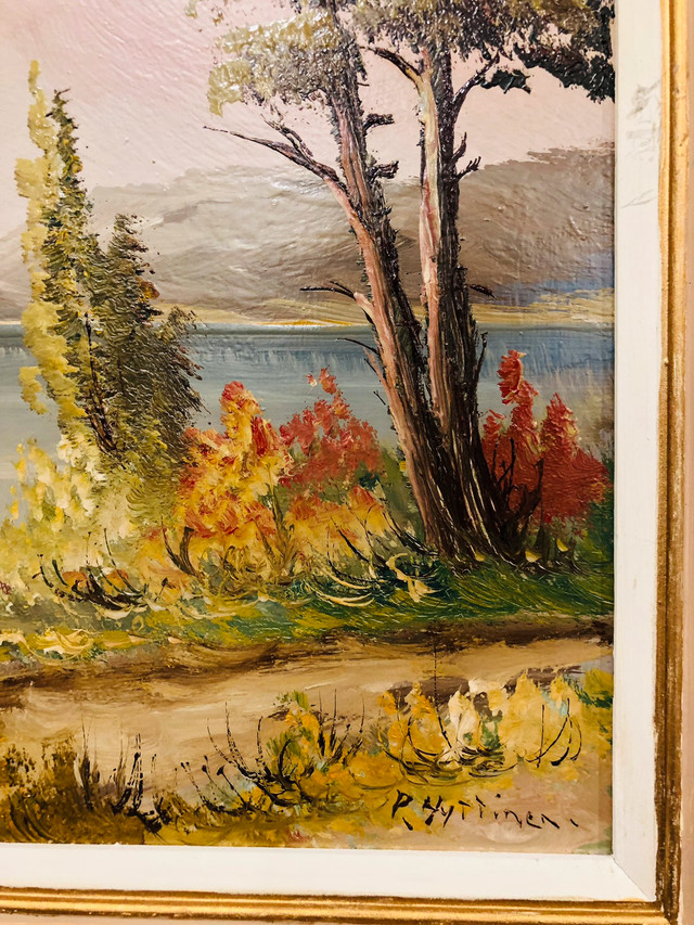 Vintage 1960s listed Canadian artist Paul Hyttinen Oil Painting in Arts & Collectibles in Oshawa / Durham Region - Image 4