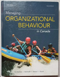 Managing Organizational Behaviour in Canada - 2nd Ed - Hardcover