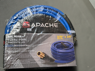 Apache Air Hoses 3/8 inch x 25 feet – New, View more