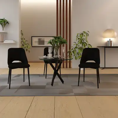 Comfortable dining chairs | seated foam | Wooden legs, View more