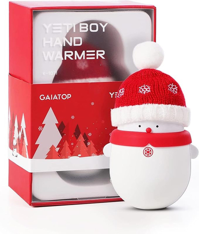 Brand New Red Snowman Hand Warmer USB Power Bank in Other in Calgary