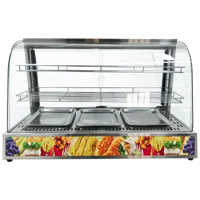 3-Tier Commercial Food Pizza Warmer Display Cabinet 110V 122161, View more