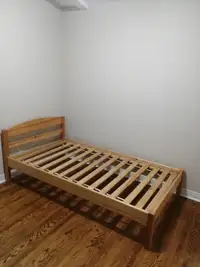 Hardwood Twin Bed/Single Bed