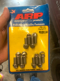 ARP stainless header bolts for SBC