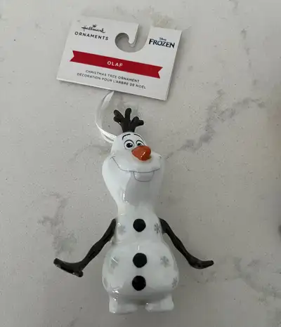 Hallmark Christmas Decoupage Ornament Frozen Olaf, View more