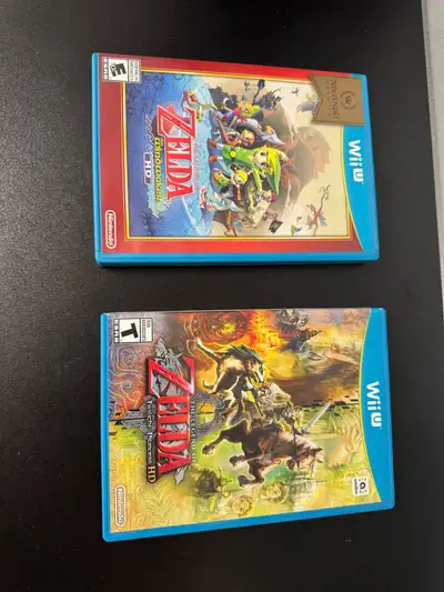 Zelda Wii U Games – Twilight Princess HD & Wind Waker HD, View more