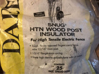 Snug HTN Wood Post Insulators