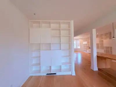 Whole Kitchen and Bookcases, View more