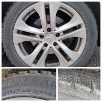 Winter Tires & Rims, used on 2012 Mercedes E350