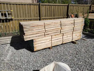 Notched 2" x 6" x 94 1/2 " & 106 1/2" Stud Lumber  $1.50 & $1.75, View more
