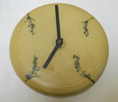 vintage German Ceramic Quartz Clock Perfect, View more