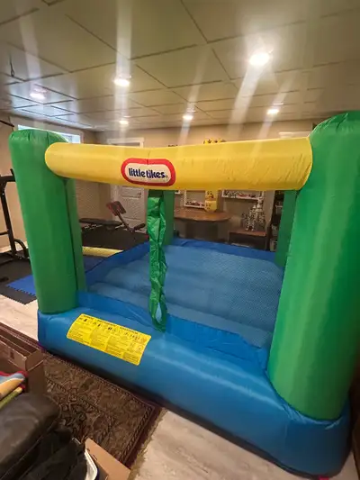 Bounce house, bouncy castle. Used indoors. Works well. Good shape.