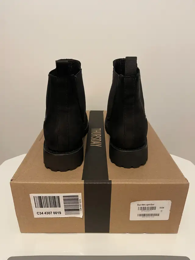 Thursday Boot Co., Legend Chelsea Boot, Matte Black, Men's 11 in Men's Shoes in Markham / York Region - Image 4