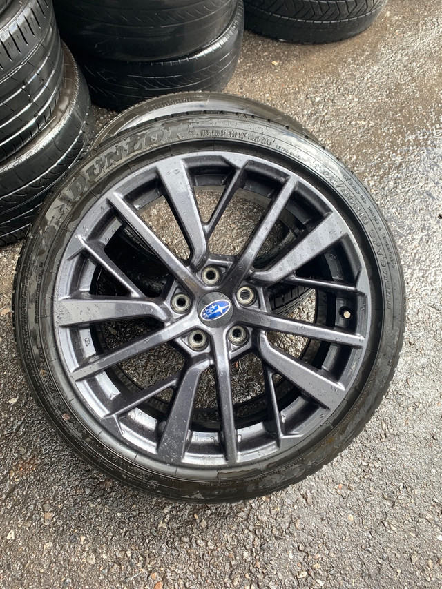 18” Suburu WRX rims and tires 245/40/18 in Tires & Rims in Mississauga / Peel Region