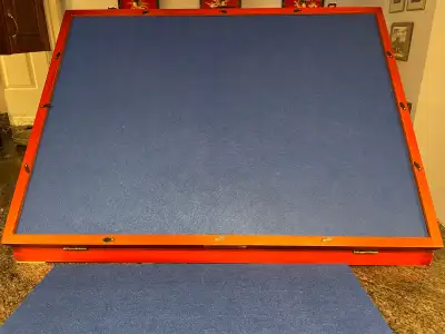 Jigsaw Puzzle Table from Bits / Pieces. Opens up into an easel. Has a non-slip felt covered working...