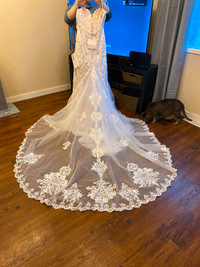 Gorgeous New With Tags never worn wedding dress!