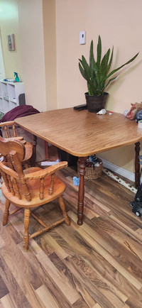FREE: table + 2 chairs