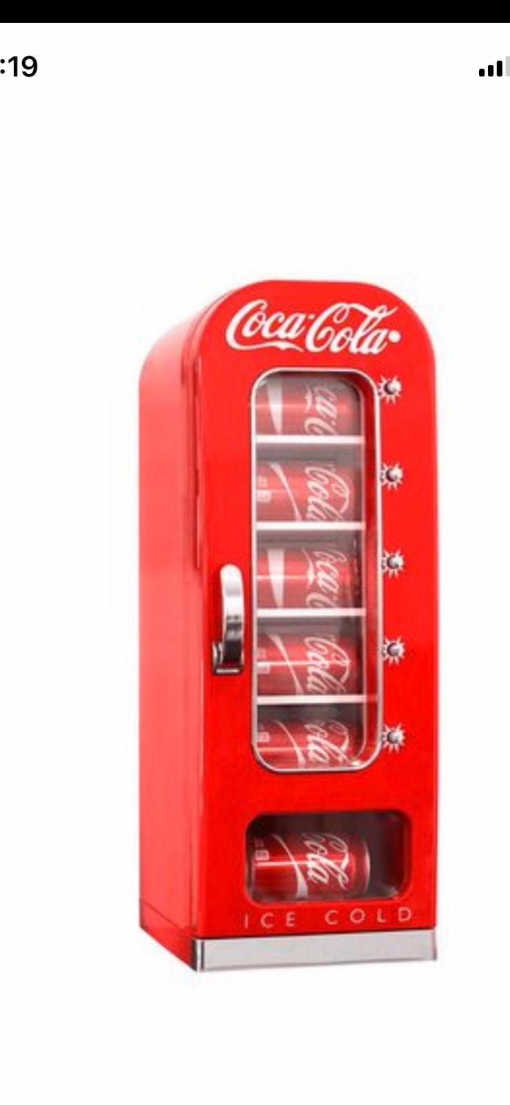 Coke retro cooler for sale  