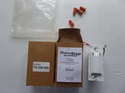 2 NEW-Dewstop Fan Adjustable automatic humidity sensing switch., View more