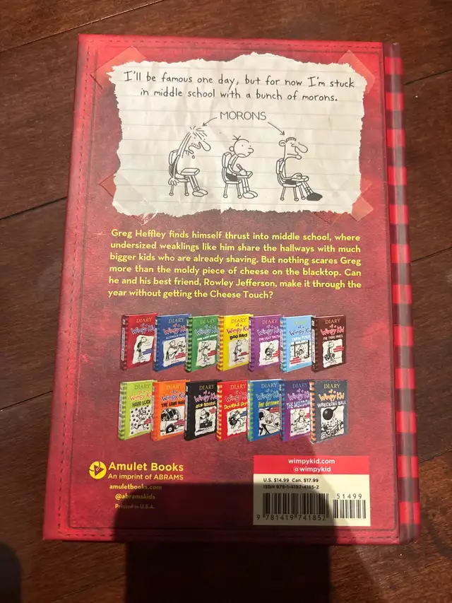 Diary of a wimpy kid book 1 in Children & Young Adult in Oakville / Halton Region - Image 3