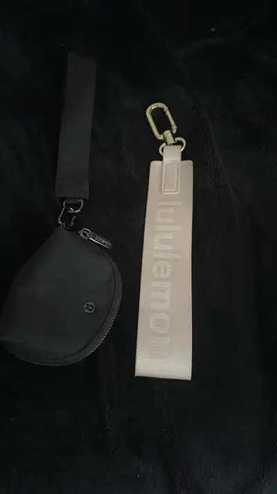 lululemon keychain black and pink , View more