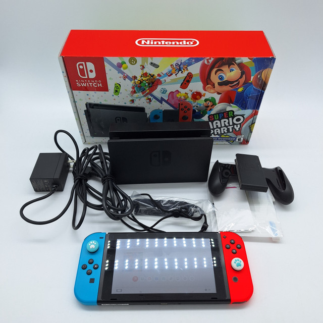 Nintendo Switch v1 Video Game Console HAC-001 Red/Blue in Nintendo Switch in Markham / York Region