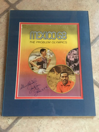 Jim Ryun autographed SI cover, Mexico 68: The Problem Olympics