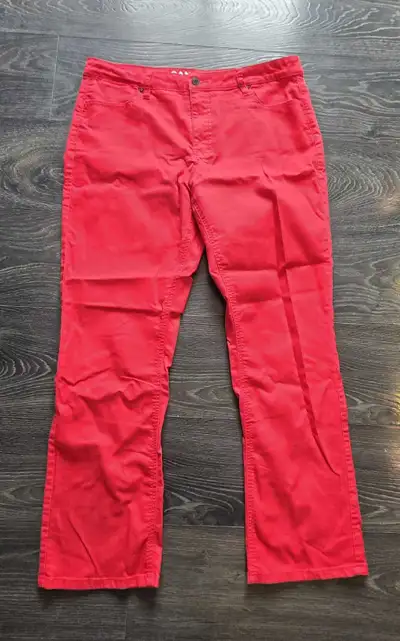 Womens Red Santana Jeans sz 16, View more