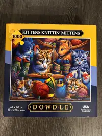 Brand new Kitten Dowdle puzzle 1000 pieces 