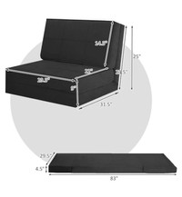 Black Sofa Bed