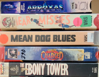 VHS tapes - Cult classics including ebony tower