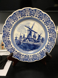 Delft blue plate