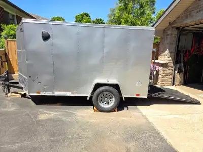 Enclosed trailer in excellent shape all led lighting inside and out hardly ever used you can contact...