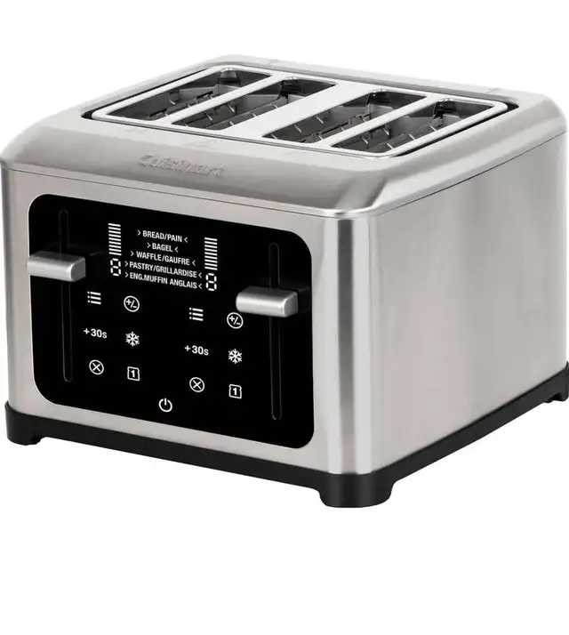 Cuisinart 1480 4-Slice Touchscreen Digital Toaster in Toasters & Toaster Ovens in Calgary - Image 3