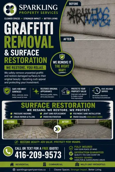 Graffiti Removal & Surface Restoration, View more