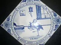 Hand painted ceramic tiles from Grace Hospital